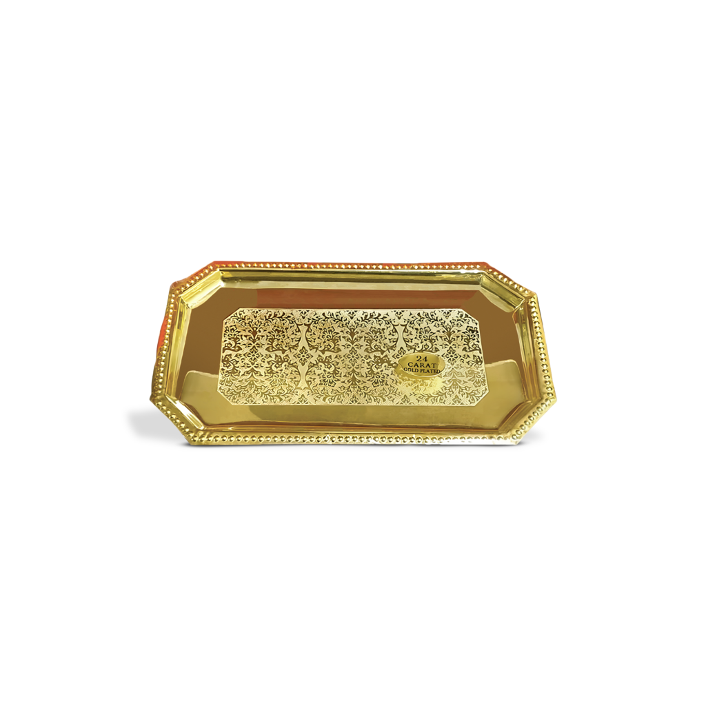 24K Gold Plated Tray