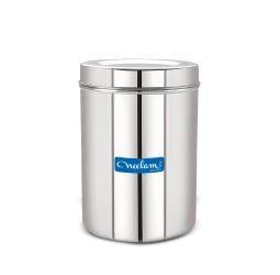 Neelam Stainless Steel Deep Dabba 19×24, Per KG