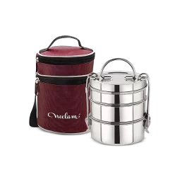 Neelam Stainless Steel Dura Tiffin 1100ml (7×3)