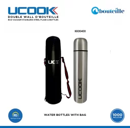 Stainless Steel Double Wall Water Bottle 1000ml (KK00400)