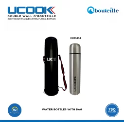 Stainless Steel Double Wall Water Bottle 750ml (KK00404)