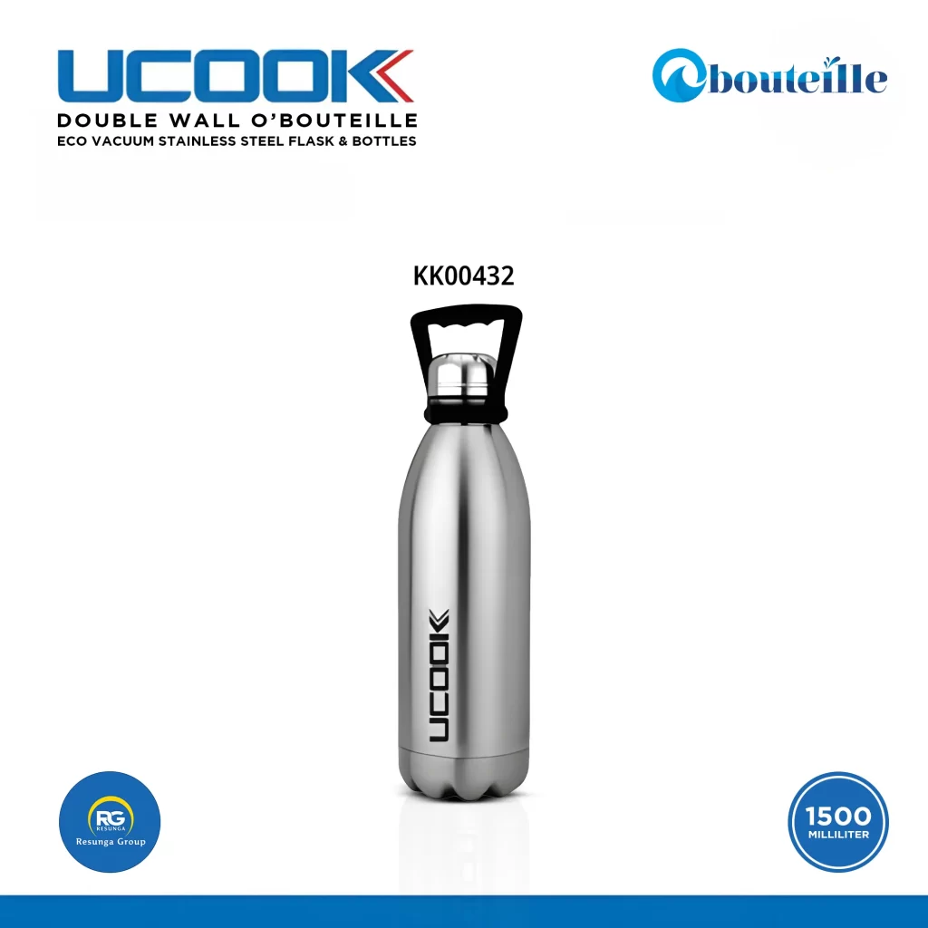 Stainless Steel Double Wall Water Bottle 1500ml (KK00432)