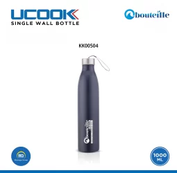 Stainless Steel Single Wall Water Bottle 1000ml (KK00504)