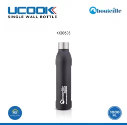 Stainless Steel Single Wall Water Bottle 1000ml (KK00506)