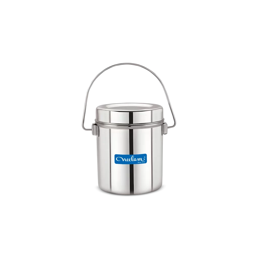 Neelam Stainless Steel Milkpot 7×9, Per KG