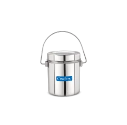 Neelam Stainless Steel Milkpot 7×9, Per KG