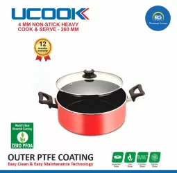 Ucook 4MM Heavy Gauge NS Cook & Serve 260mm