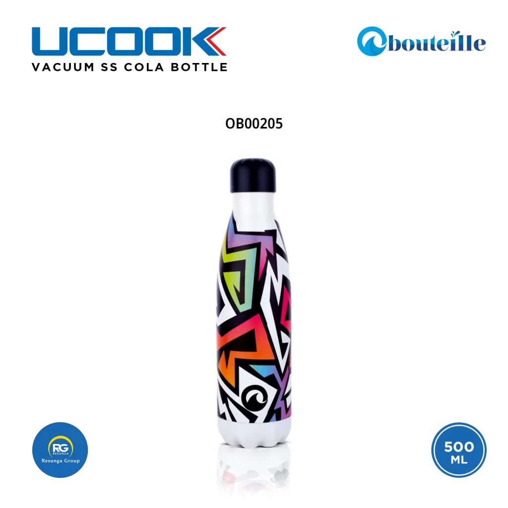 Vacuum Insulated Stainless Steel Cola Bottle 500ml (OB00205)