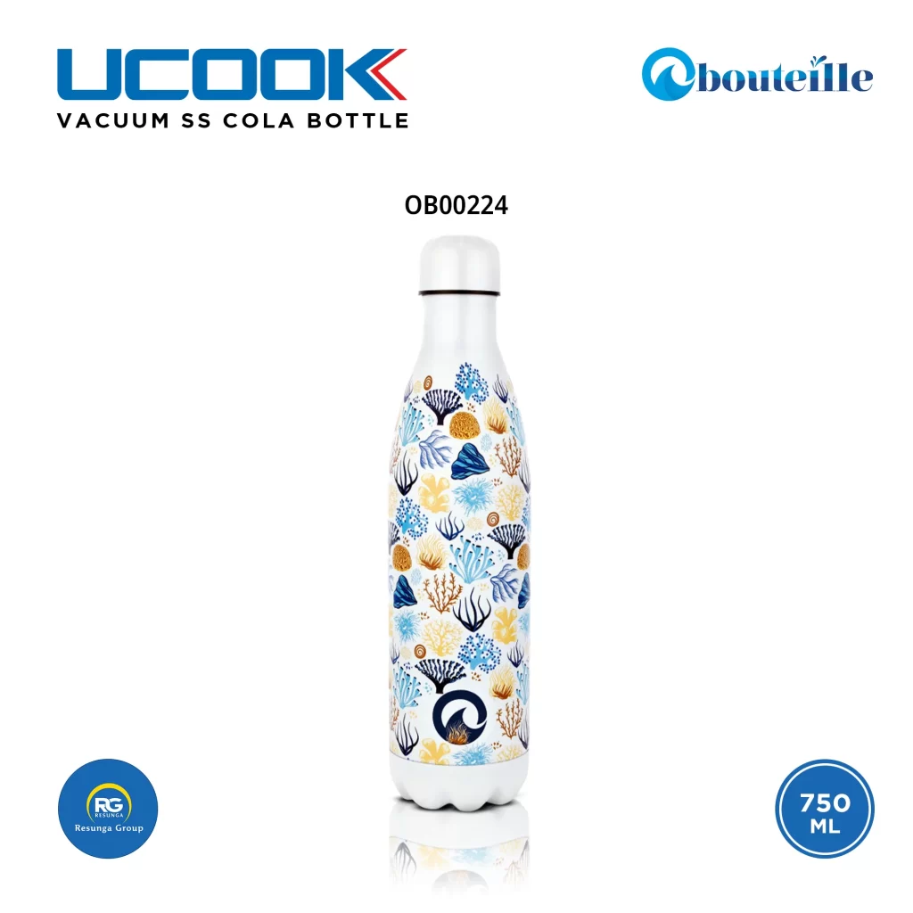 Vacuum Insulated Stainless Steel Cola Bottle 750ml (OB00224)