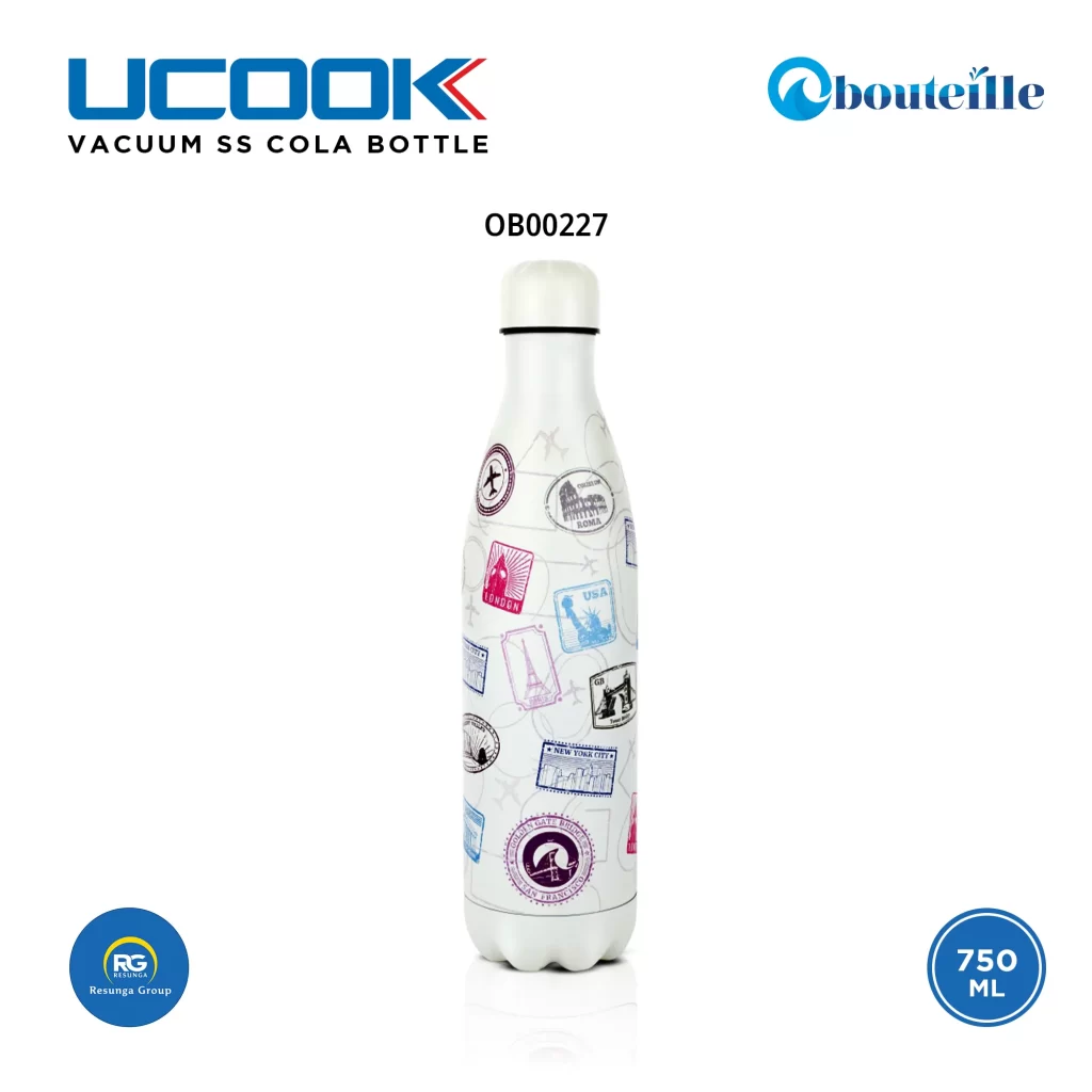 Vacuum Insulated Stainless Steel Cola Bottle 750ml (OB00227)