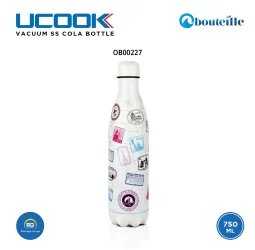 Vacuum Insulated Stainless Steel Cola Bottle 750ml (OB00227)