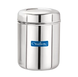 Neelam Stainless Steel Russian Deep Dabba 19×24, Per KG