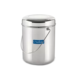 Neelam Stainless Steel Russian Milkpot 19×24, Per KG