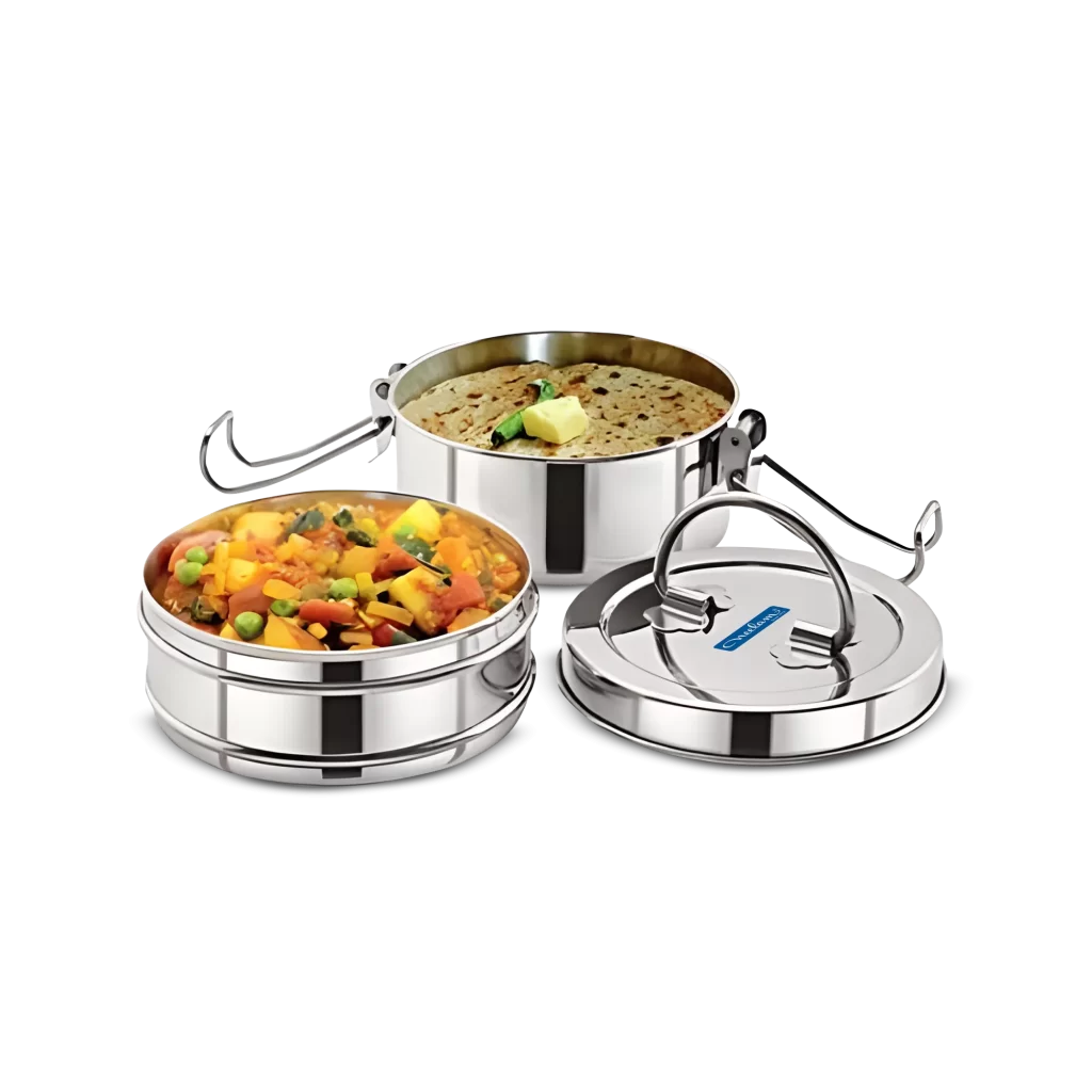 Neelam Stainless Steel Tiffin Sada 1100ml (7×3)