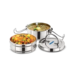 Neelam Stainless Steel Tiffin Sada 1100ml (7×3)