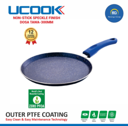 Ucook Non-Stick Speckle Finish Dosa Tawa 300mm