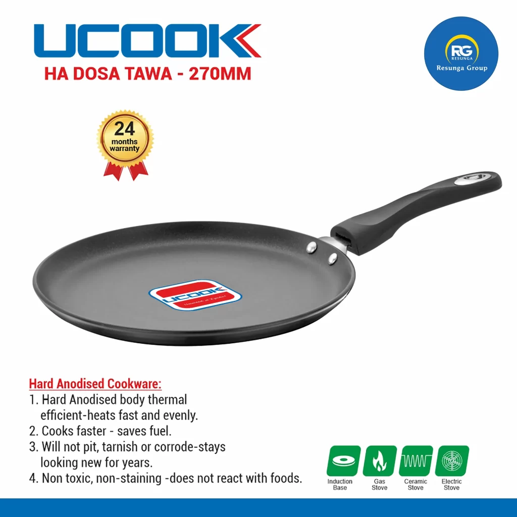 Ucook HA Dosa Tawa 270mm/4.06mm