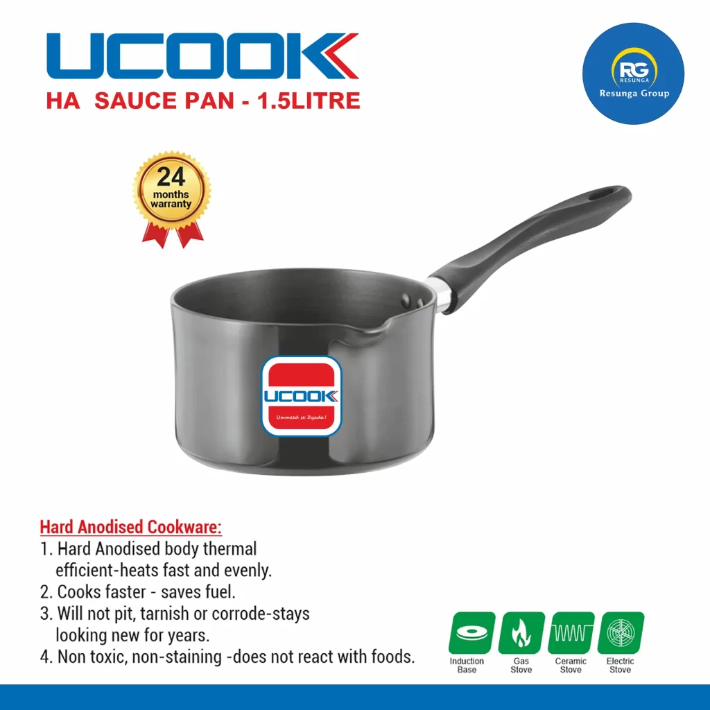 Ucook HA Sauce Pan 1.5Ltr