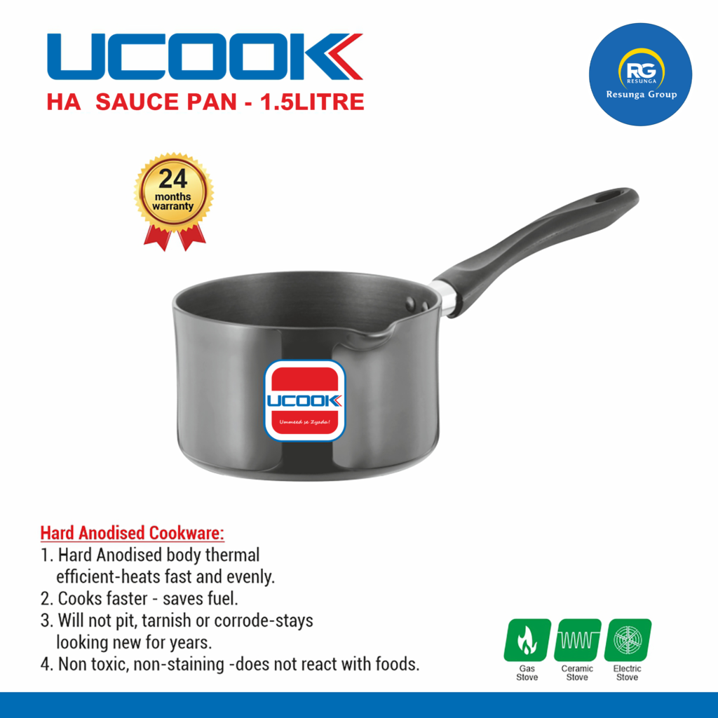 Ucook HA Sauce Pan 1.5Ltr