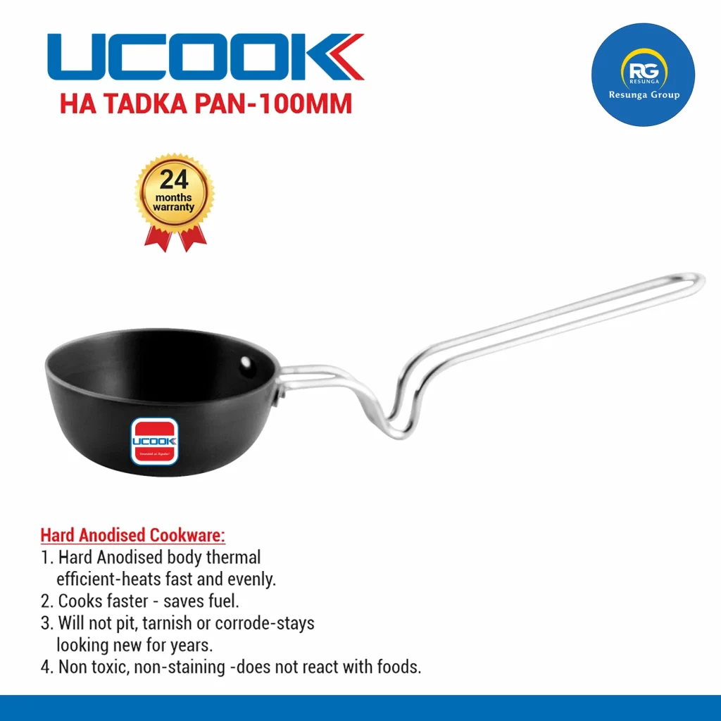 Ucook HA Tadka Pan 100mm/3.25mm