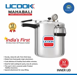 United Regular Inner Lid Non-Induction Pressure Cooker 32Ltr