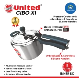 United CIBO X1 Inner Lid Cooker 5Ltr