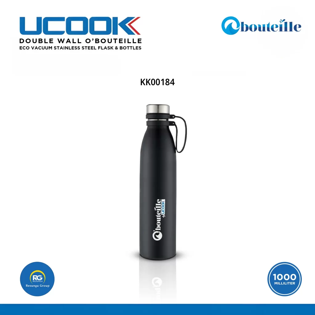 Stainless Steel Double Wall Water Bottle 1000ml (KK00184)