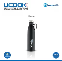 Stainless Steel Double Wall Water Bottle 1000ml (KK00184)