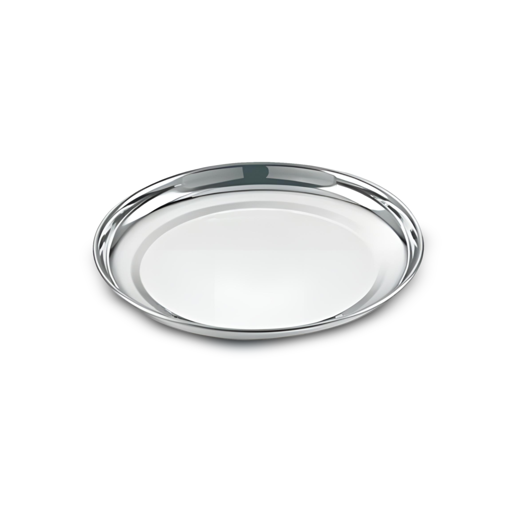 Unirize Stainless Steel Raj Bhog Thali 13″ Per KG