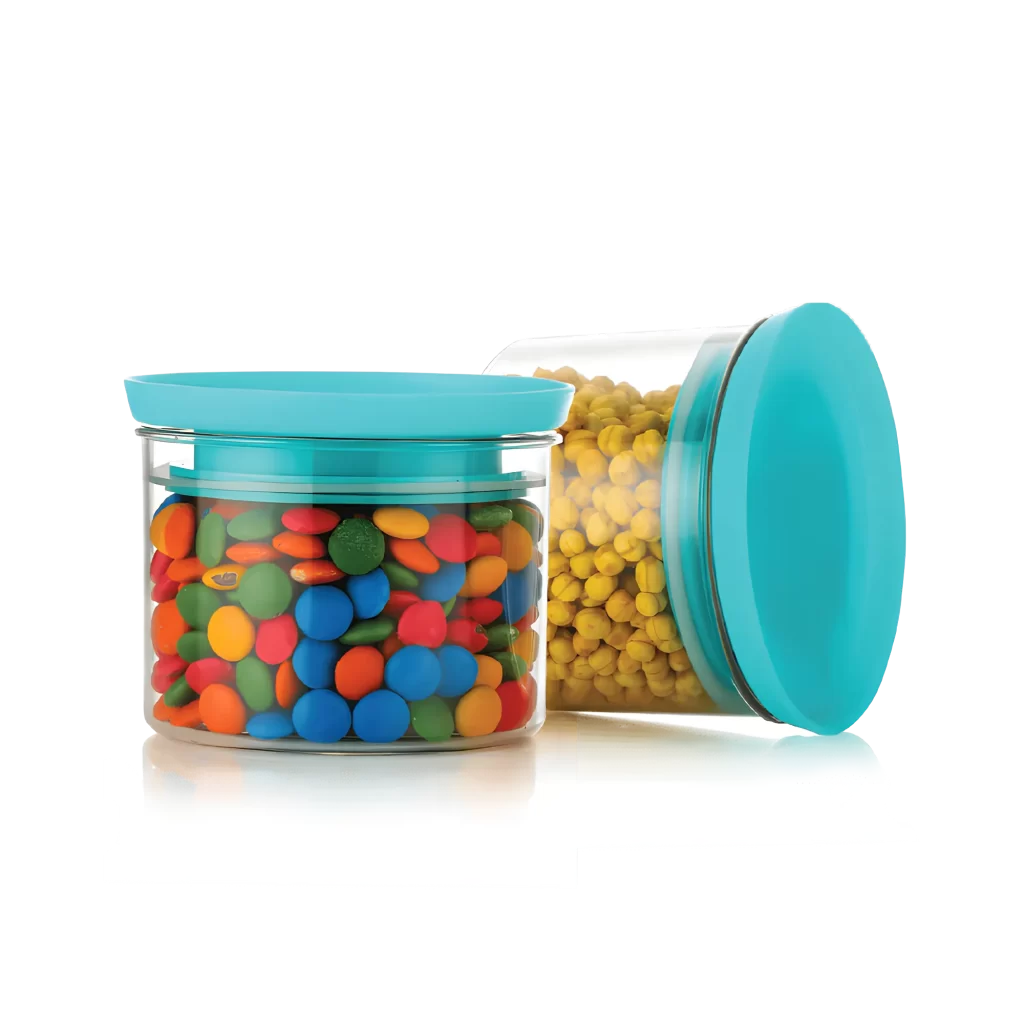 Unirize Air Tight Round Container Set of 2 Pcs (2x500ml)