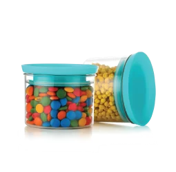 Unirize Air Tight Round Container Set of 2 Pcs (2x500ml)