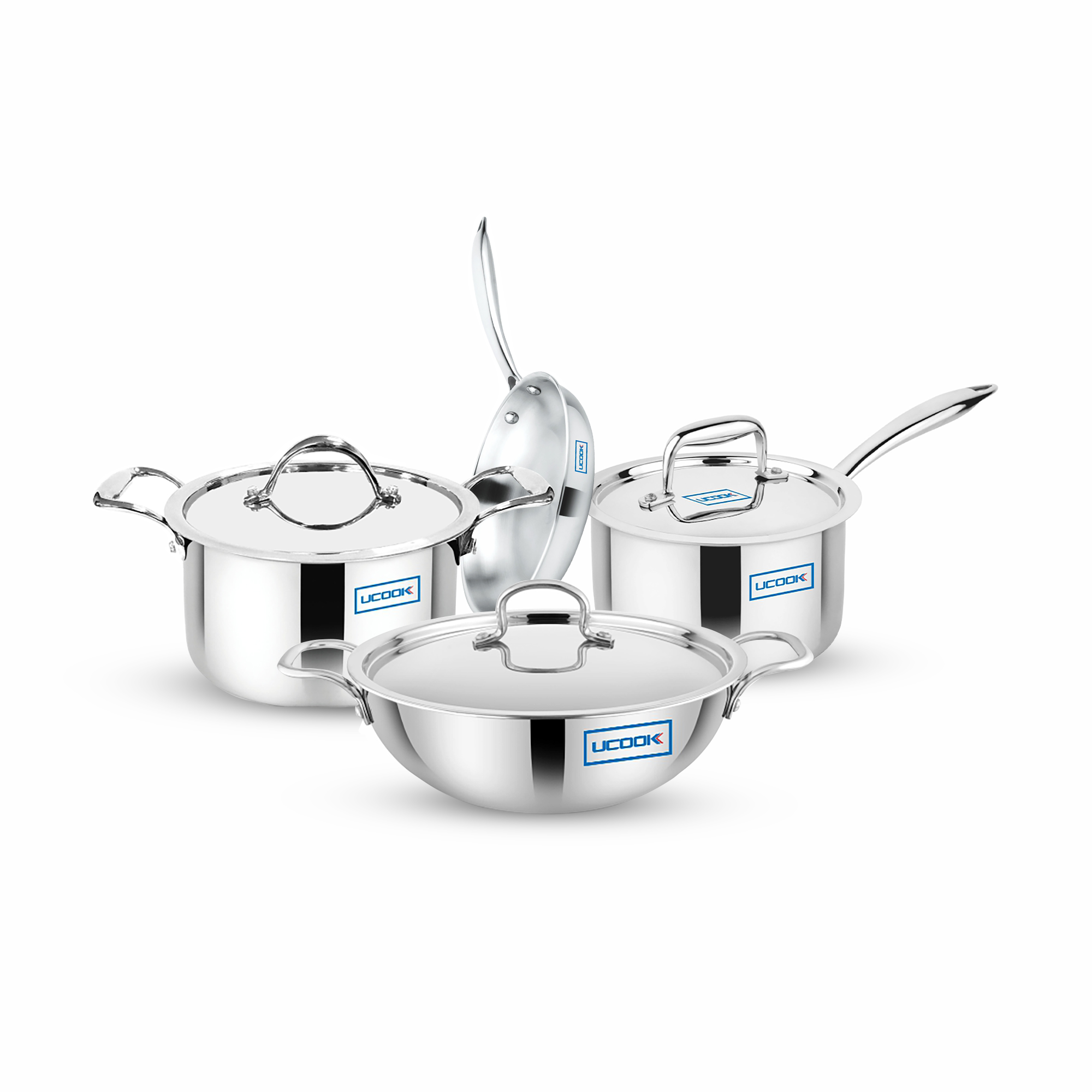 Ucook SS Triply Cookware