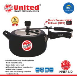 United Pranzo Induction Pressure Cooker 6.5Ltr