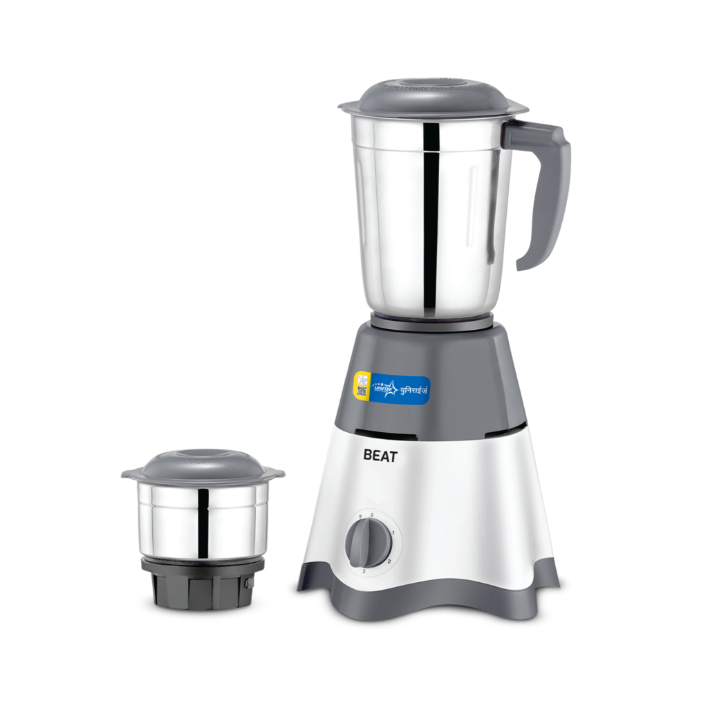 Unirize Mixer Grinder Beat Grey 2 Jar/400 Watts