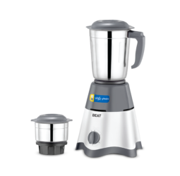 Unirize Mixer Grinder Beat Grey 2 Jar/400 Watts