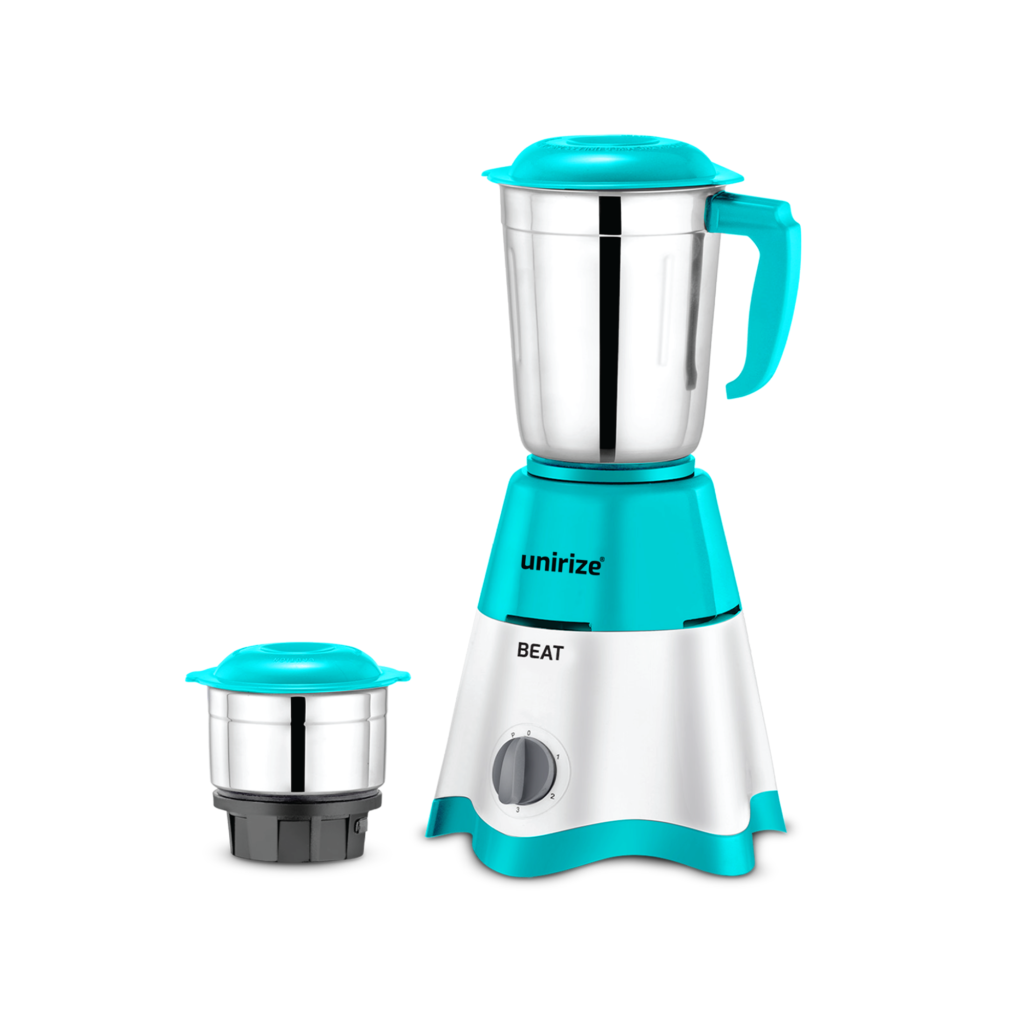 Unirize Mixer Grinder Beat Blue 2 Jar/400 Watts