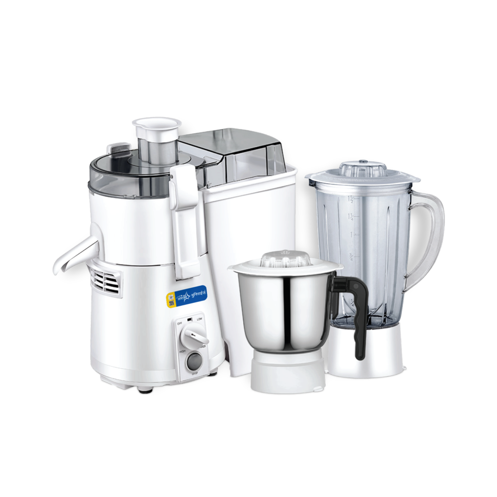 Unirize Juicer Mixer Grinder Duster 2 Jar/900 Watts