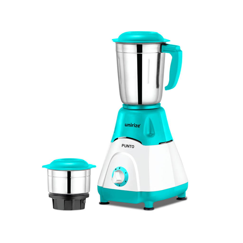 Unirize Mixer Grinder Punto Blue 2 Jar/500 Watts