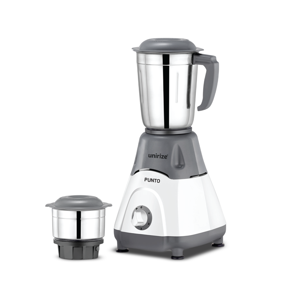 Unirize Mixer Grinder Punto Grey 2 Jar/500 Watts