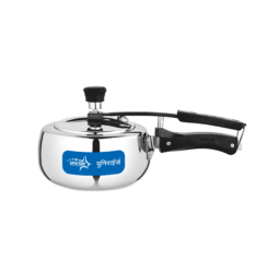 Unirize Stainless Steel Triply Contura Pressure Cooker 3Ltr, Flat Body (Induction)