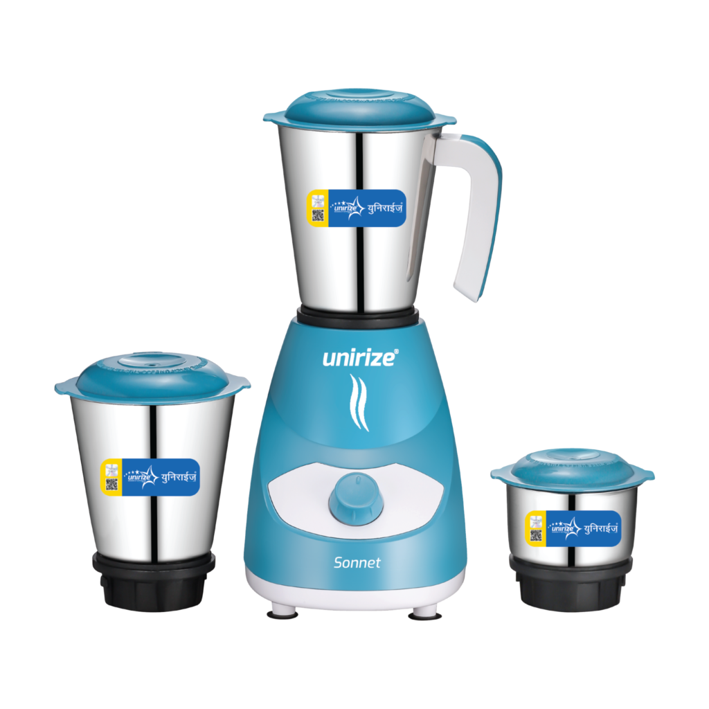 Unirize Mixer Grinder Sonnet 3 Jar/500 Watts