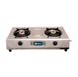 Unirize Stainless Steel Supreme 2 Burner Auto Gas Stove