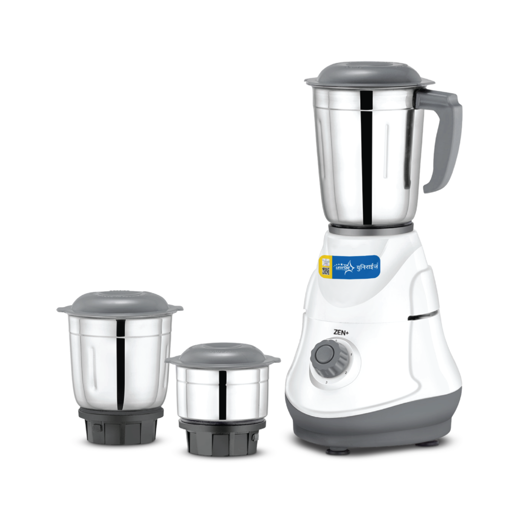 Unirize Mixer Grinder Zen Plus 3 Jar/550 Watts