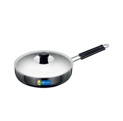 Unirize Hard Anodised Induction Fry Pan with Stainless Steel Lid 210mm