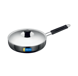 Unirize Hard Anodised Induction Fry Pan with Stainless Steel Lid 230mm