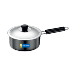 Unirize Hard Anodised Induction Sauce Pan with SS Lid 1.5L