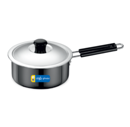 Unirize Hard Anodised Induction Sauce Pan with SS Lid 2L