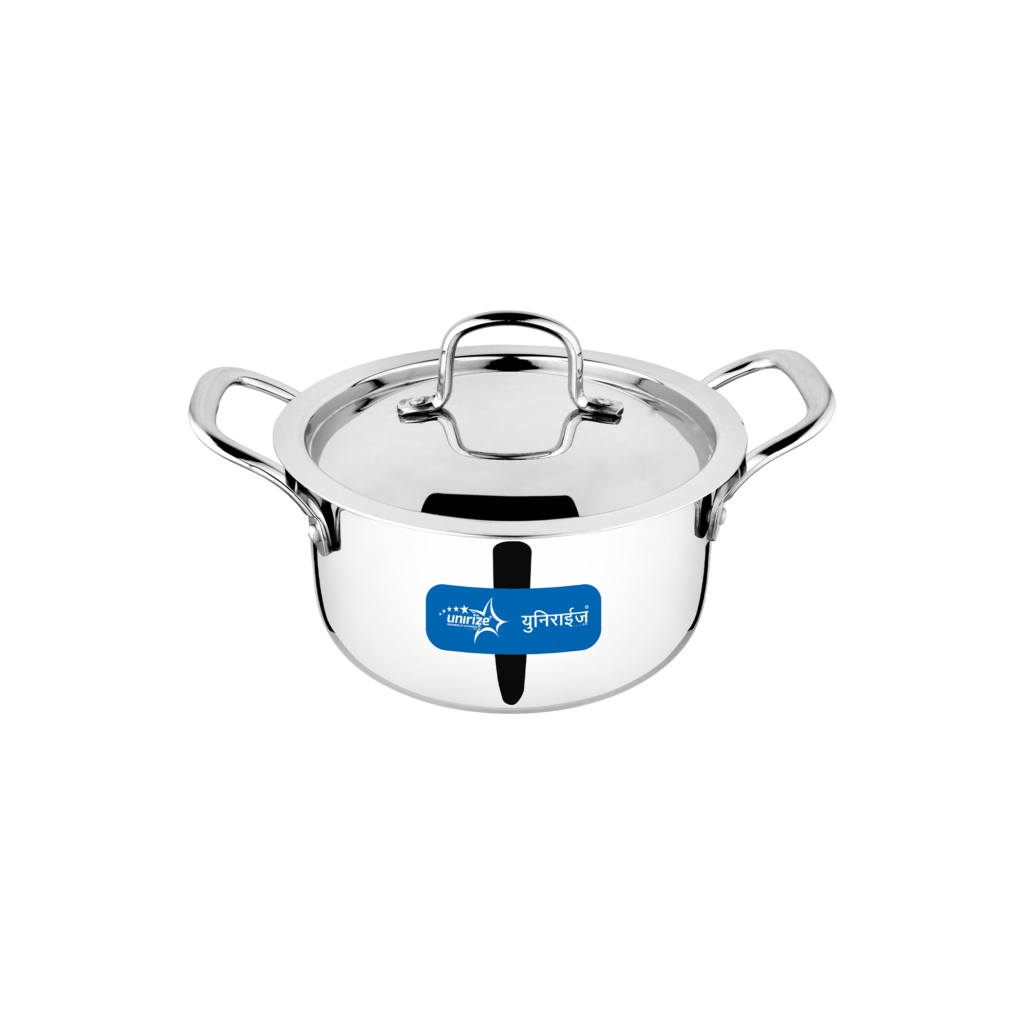 Unirize Triply Casserole with Stainless Steel Lid 2Ltr