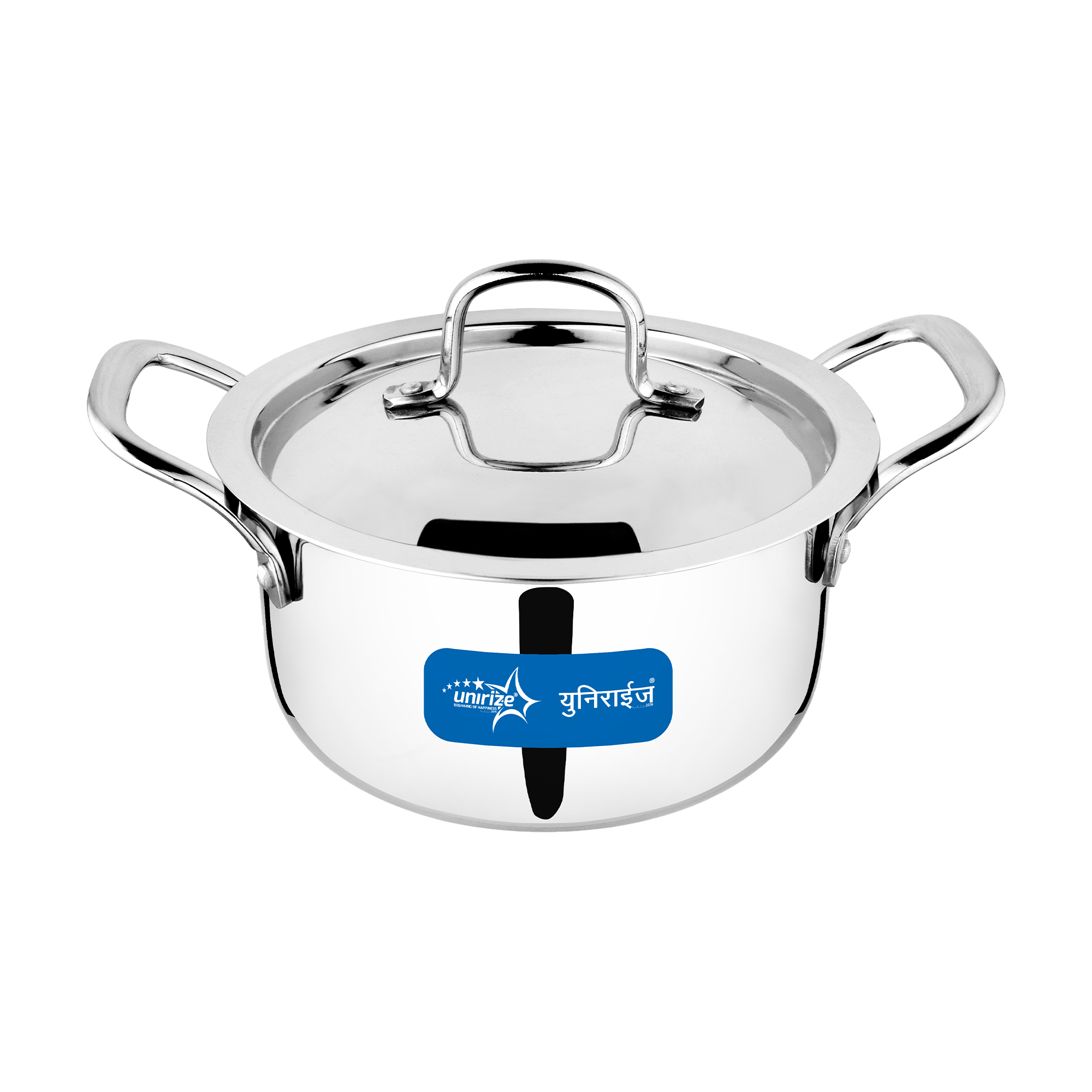 Unirize Triply Casserole with Stainless Steel Lid 5Ltr