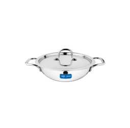 Unirize Triply Kadai with Stainless Steel Lid 22cm